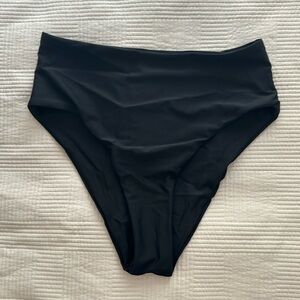 High waisted swim bottoms